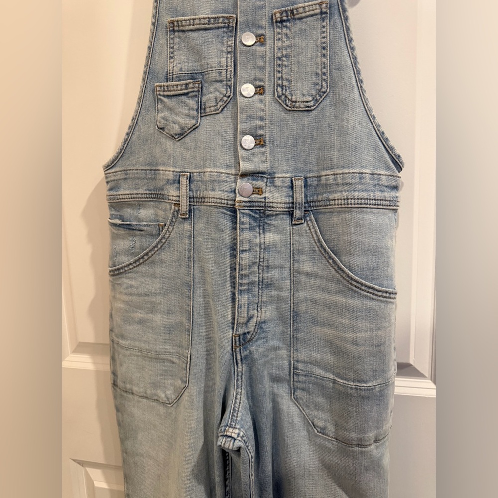 Anthropologie Pilcro Light Blue Denim Overalls - Picture 5 of 14